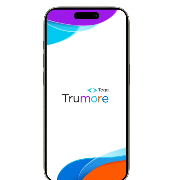 Trumore uygulaması açılış ekranı